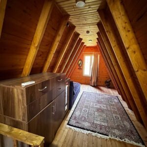 کلبه دوخوابه چوبی نوین